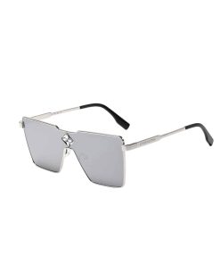 Alternative view of Louis Vuitton Cyclone Metal Sunglasses Silver Hardware In Silver