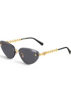 Louis Vuitton Lv Bloom Cat Eye Glasses Black Z2138U