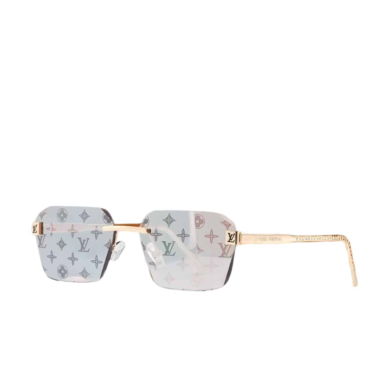 Louis Vuitton Lv Low Square Sunglasses Pure White