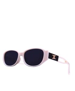 Celine Triomphe Hole Punch Sunglasses White