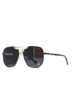 Alternative view of Louis Vuitton Prestige Aviator Sunglasses Black With Gold