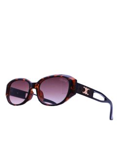Alternative view of Celine Triomphe Hole Punch Sunglasses Leopard