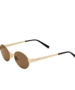 Saint Laurent Sl 692 Light Gold And Brown 779851Y99028013