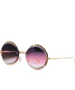 Alternative view of Chanel Soleil Vintage Sunglasses Purple Rose