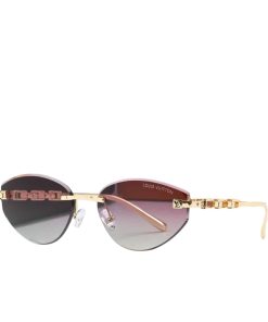Alternative view of Louis Vuitton Iconique Féline Sunglasses Purple