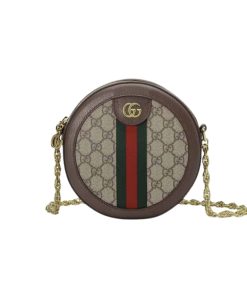 Alternative view of Gucci Ophidia Mini Gg Round Shoulder Bag Beige 18Cm 550618 96I3B 8745