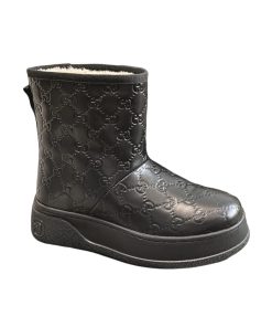 Alternative view of Gucci Women’S Boot Gg Leather Black