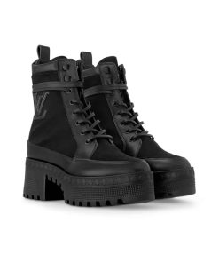 Alternative view of Louis Vuitton Laureate Platform Desert Boot Black 1Ac7Ro