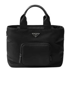 Alternative view of Prada Re Nylon Tote Bag Black 32Cm 1Bg354 Rv44 F0002 V B1M