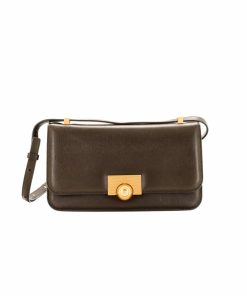 Alternative view of Bottega Veneta Patent Bv Classic Shoulder Bag In Brown 22Cm