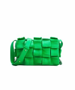 Alternative view of Bottega Veneta Fringe Cassette Crossbody Bag Parakeet 22Cm