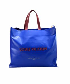 Alternative view of Louis Vuitton Shopper Tote MM Blue 40Cm