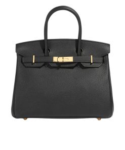 Alternative view of Hermes Birkin 35 Togo Leather Gold Hardware Black 35Cm