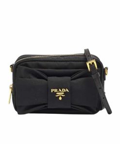 Prada Tessuto Fiocco Bow Crossbody Bag 24Cm