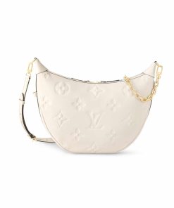 Alternative view of Lousi Vuitton Loop Hobo Monogram Empreinte White 37Cm M46739