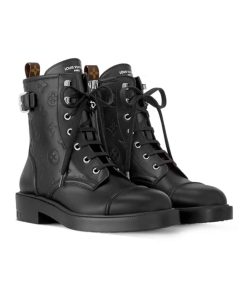 Louis Vuitton Citizen Flat Ranger Boot Monogram Black 1Aday2
