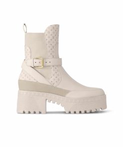 Alternative view of Louis Vuitton Laureate Platform Chelsea Boot Beige 1Acaa1