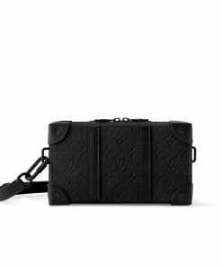 Alternative view of Louis Vuitton Soft Trunk Wallet Monogram Taurillon Leather Black 23Cm M80224