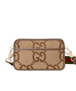 Alternative view of Gucci Jumbo Gg Mini Bag Camel And Ebony 22Cm 696075 Ukmdg 2570