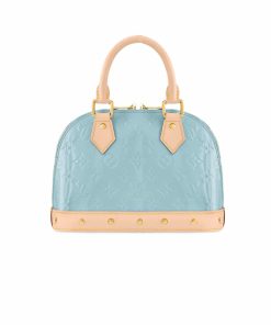 Alternative view of Louis Vuitton Alma Nano Monogram Vernis Embossed Sky 18Cm M24062