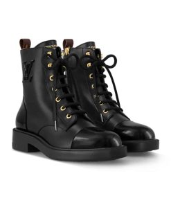 Alternative view of Louis Vuitton Citizen Flat Ranger Boot Leather Black