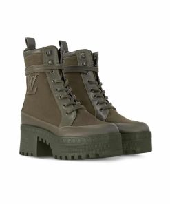 Alternative view of Louis Vuitton Laureate Platform Desert Boot Kaki Green 1Ac7S9