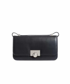 Alternative view of Bottega Veneta Patent Bv Classic Shoulder Bag In Black 22Cm