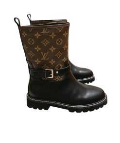Louis Vuitton Territory Flat Ankle Boot Monogram Brown