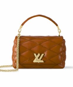 Alternative view of Louis Vuitton Go-14 MM Lamb Leather Smoked Tan 23Cm