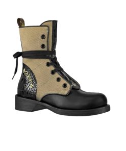 Louis Vuitton Metropolis Flat Rangers Boots Brown 1A9Chu