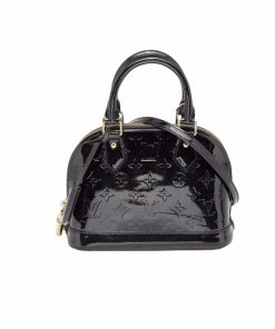 Alternative view of Louis Vuitton Alma BB Monogram Vernis Leather Black 25Cm