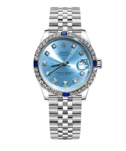 Rolex Datejust White Gold Ice Blue Diamond 36Mm