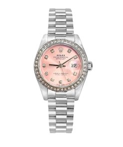 Alternative view of Rolex Lady Datejust 28 Silver Jubilee Diamond Dial In Pink 28Mm