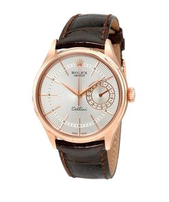 Alternative view of Rolex Cellini Silver Dial 18K Everose Gold Watch