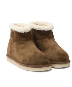 Miumiu Suede And Shearling Booties Dark Brown 5T515E Z0G F0324 F Zf15