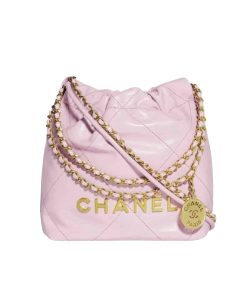 Alternative view of Chanel 22 Mini Handbag Purple 23Cm