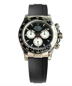 Alternative view of Rolex Cosmograph Daytona Silver Black 126519Ln 40Mm