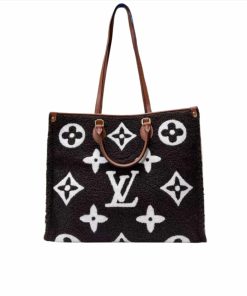 Alternative view of Louis Vuitton Onthego GM Monogram Teddy Fleece Black White 40Cm M55420