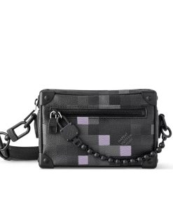 Louis Vuitton Mini Soft Trunk Box Bag Black 18Cm M14922