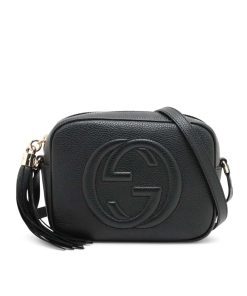 Gucci Soho Small Leather Disco Bag Black 308364 A7M0G 1000