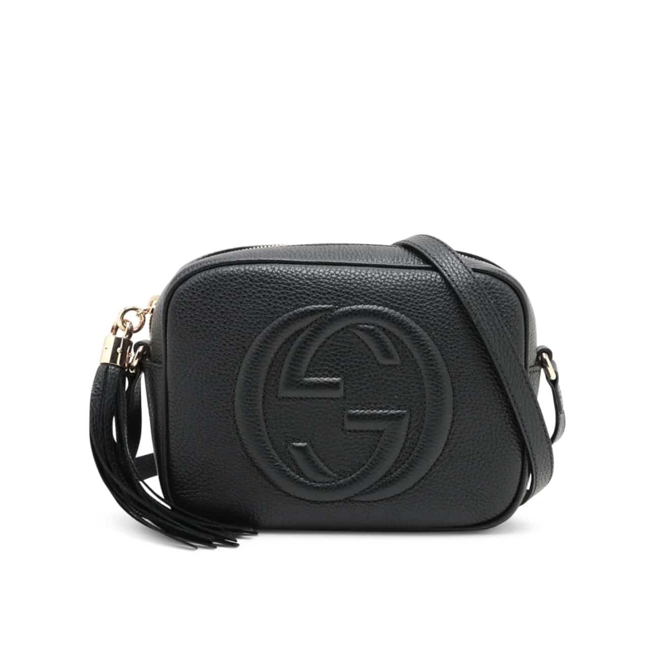 Gucci Soho Small Leather Disco Bag Black 308364 A7M0G 1000