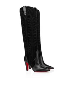 Alternative view of Christian Louboutin Santia Botta 85 Boots Black 3220701Bk01