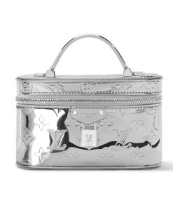 Louis Vuitton Vanity Chain Pouch Silver 19cm M26097