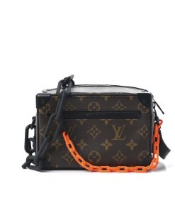 Louis Vuitton Mini Soft Trunk Monogram Eclipse Canvas Brown 18Cm M44480