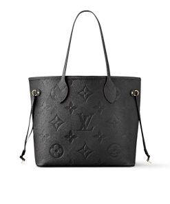 Alternative view of Louis Vuitton Neverfull MM Monogram Empreinte Leather Black 31Cm M45685