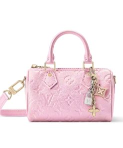 Louis Vuitton Nano Speedy Light Pink 16Cm M27107
