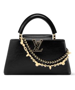 Louis Vuitton Capucines East West BB Black 26Cm M25492