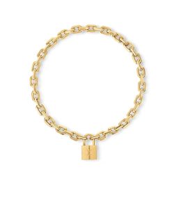 Louis Vuitton Lv Edge Necklace Cadenas Mp2993