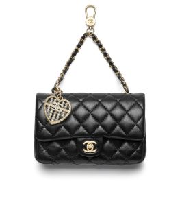 Alternative view of Chanel Classic Mini Bag With Hook Black 12Cm Ap4760 B21221 C3906