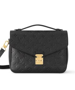 Louis Vuitton Monogram Canvas Pochette Métis Black 25Cm